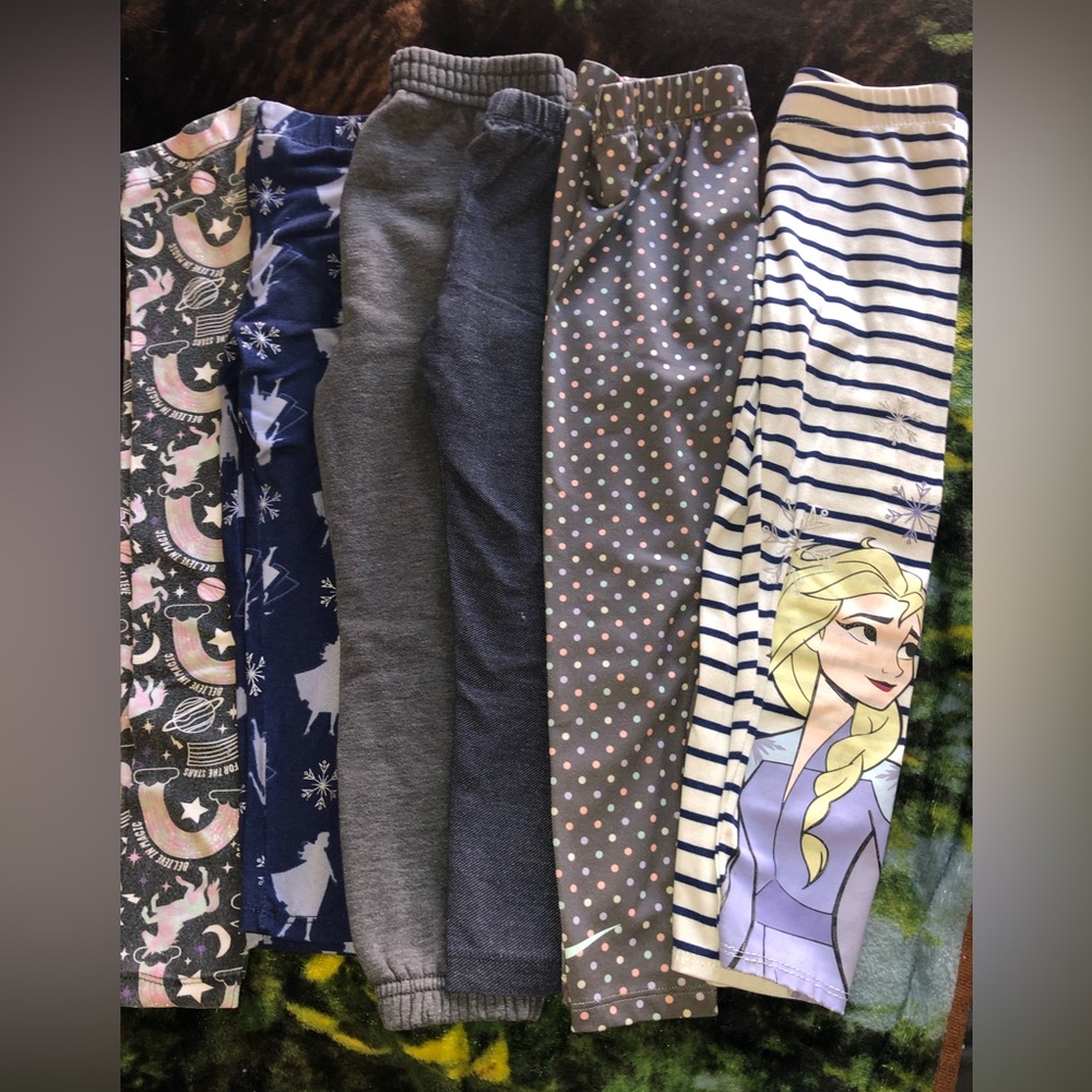 4-5 girls leggings and sweatpants